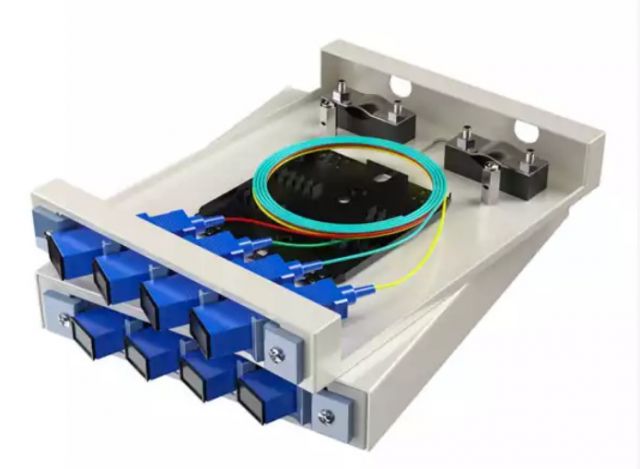 烽火壁挂式光纤终端盒 可选SC、FC、LC等接口 可选4芯、8芯、12芯等