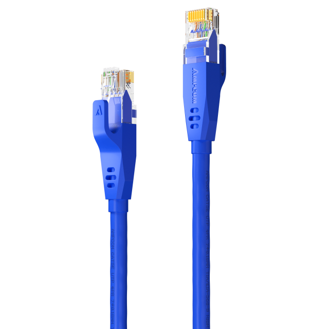 网络级 六类非屏蔽网络跳线AC6N（多色0.5-5米)线径:7*0.18 插头镀金:3μ