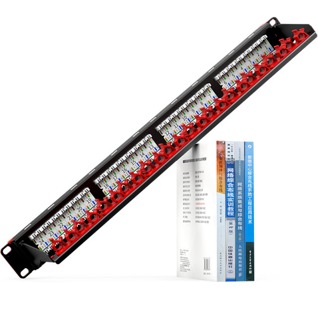 安普康AMPCOM网络级24口超五类非屏蔽网络配线架AC5EN24   