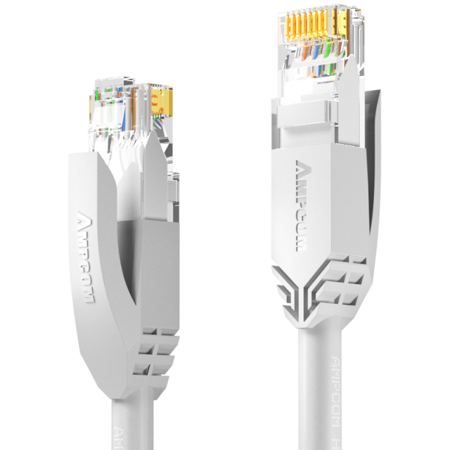 安普康AMPCOM工程级超五类非屏蔽网络跳线AC5E(多色05-5米)线径:7*0.18   