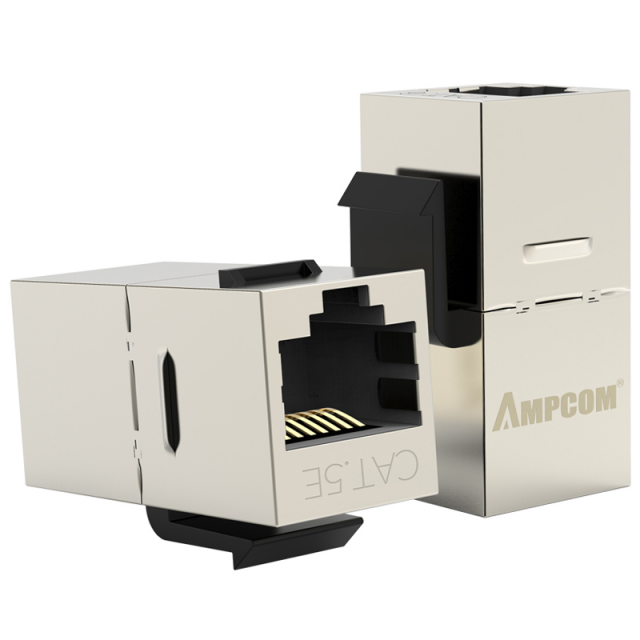 安普康AMPCOM 超五类屏蔽网络直通模块AC5EB02    