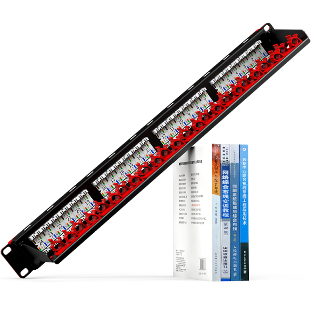 安普康AMPCOM网络级 24口六类非屏蔽网络配线架AC6N24    