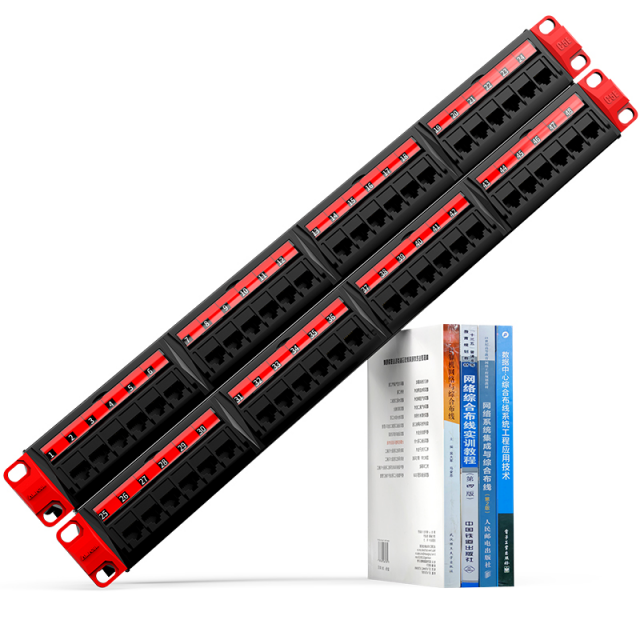 安普康工程级 48口超五类非屏蔽网络配线架AC5EE48     